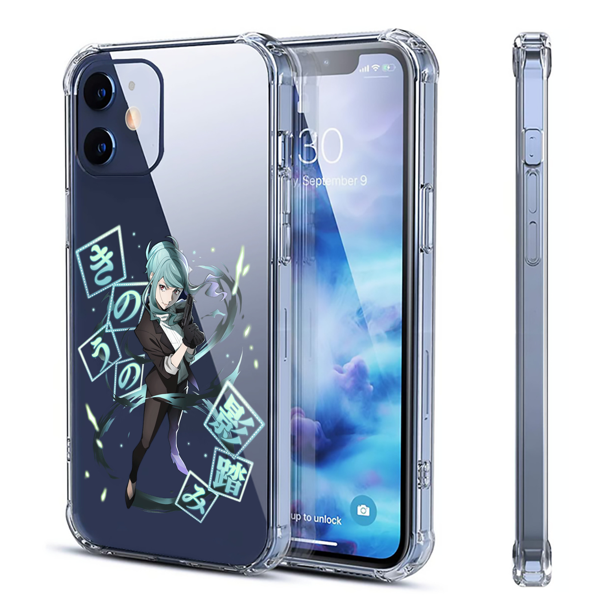 （画像用） 文豪ストレイドッグス Bungo Stray Dogs 【iPhone 12シリーズ対応】透明スマホケース（クリアソフトケース）